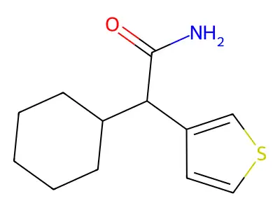 2-Cyclohexyl-2-(thiophen-3-yl)ethanimidic acid structure