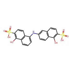 2-Naphthalenesulfonic acid, 5,6'-iminobis(1-hydroxy- structure