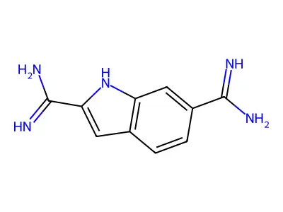 2,6-Diamidino-indole structure