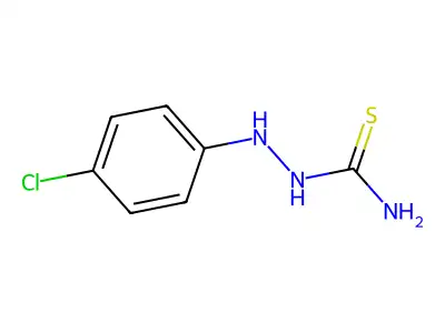 2-(4-Chlorophenyl)-1-hydrazinecarbothioamide structure