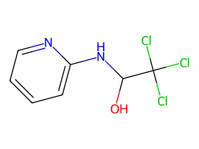 1-(2-Pyridylamino)-2,2,2-trichloroethanol structure