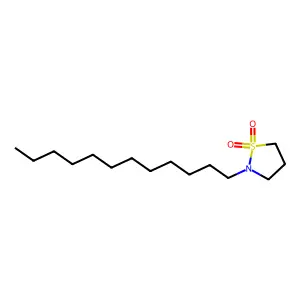 2-十二烷基异噻唑烷1,1-二氧化物 structure
