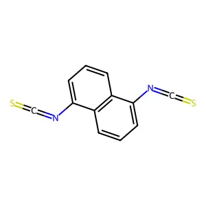 1,5-Naphthalenediyldiisothiocyanate structure