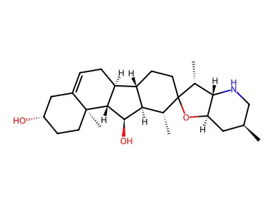 12beta,13alpha-Dihydrojervine-11alpha-ol structure
