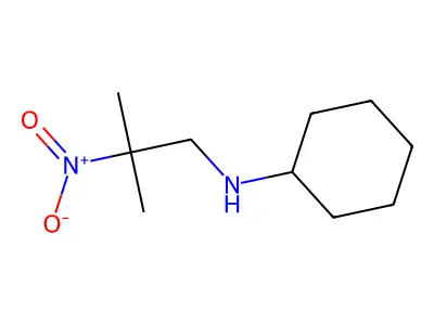 N-(2-Methyl-2-nitropropyl)cyclohexanamine structure
