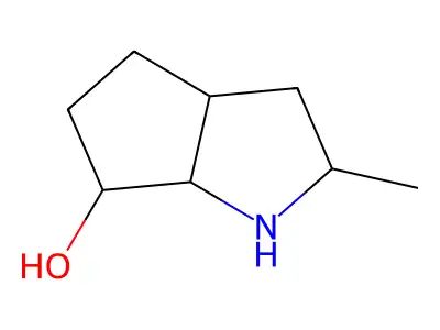 Cyclopenta(b)pyrrol-6-ol, 1,2,3,4-tetrahydro-2-methyl- structure
