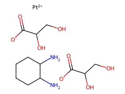 Platinum(II),2-diammine)di(glycerato)- structure