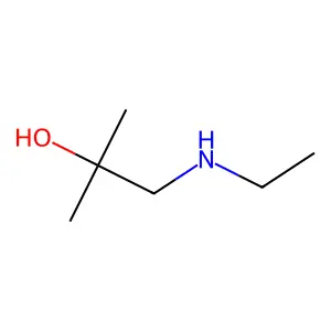1-(Ethylamino)-2-methylpropan-2-ol structure