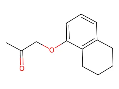 2-Propanone, 1-(5,6,7,8-tetrahydro-1-naphthyloxy)- structure