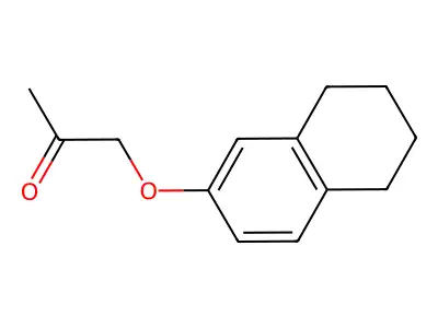 2-Propanone, 1-(5,6,7,8-tetrahydro-2-naphthyloxy)- structure