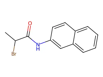 2-Bromo-N-(naphthalen-2-yl)propanimidic acid structure