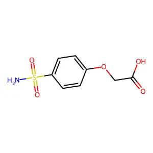 2-(4-(氨磺酰基)苯氧基)乙酸 structure