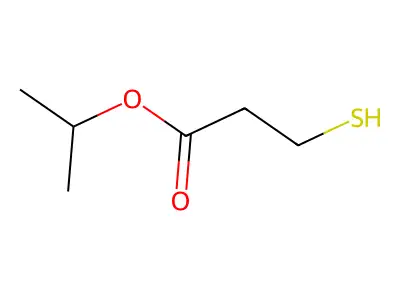 Propionic acid, thio-, S-isopropyl ester structure