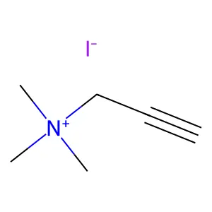 N,N,N-三甲基-2-丙炔-1-胺碘化物 structure