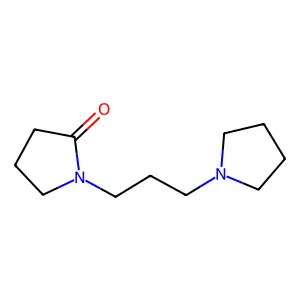 2-Pyrrolidinone, 1-(3-(1-pyrrolidinyl)propyl)- structure