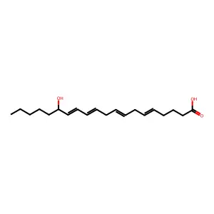 15-羟基二十碳-5,8,11,13-四烯酸 structure