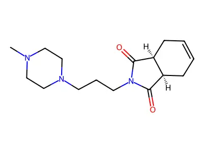 4-Cyclohexene-1,2-dicarboximide, N-(3-(4-methyl-1-piperazinyl)propyl)-, (Z)- structure