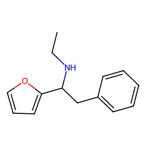 α-苄基-N-乙基糠胺 structure