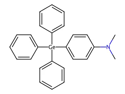Germane, (p-dimethylaminophenyl)triphenyl- structure