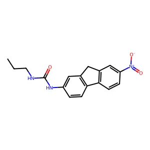 Urea, 1-(7-nitrofluoren-2-yl)-3-propyl- structure