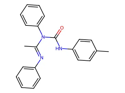 N-Phenyl-N-(1-(phenylimino)ethyl)-N'-p-tolylurea structure