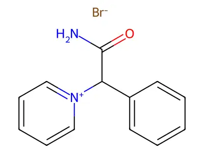 2-Phenyl-2-(pyridin-1-ium-1-yl)ethanimidate--hydrogen bromide (1/1) structure