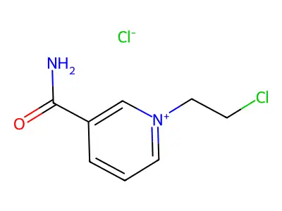 Pyridine, 2-(2-piperidinoethyl)-, dihydriodide structure