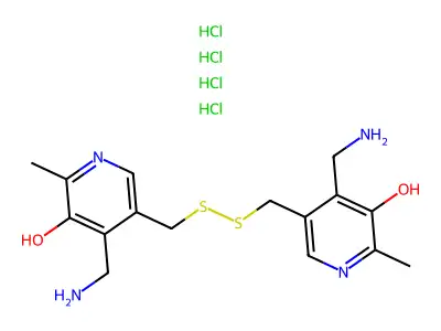 Pyridoxamin-5-disulfid tetrahydrochlorid structure