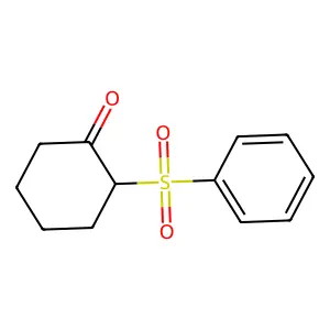 2-(Phenylsulfonyl)cyclohexanone structure