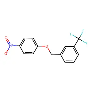 1-[(4-Nitrophenoxy)methyl]-3-(trifluoromethyl)benzene structure