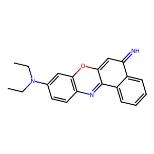 N,N-Diethyl-5-imino-5H-benzo[a]phenoxazin-9-amine structure