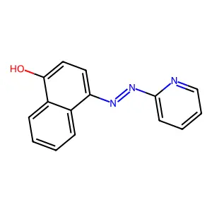 4-(2-Pyridylazo)naphthol structure