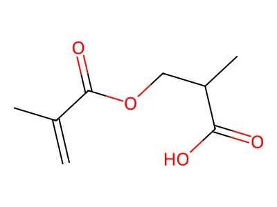 2-Carboxypropyl methacrylate structure