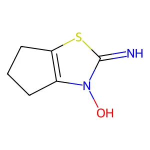 2-Imino-5,6-dihydro-2H-cyclopenta[d][1,3]thiazol-3(4H)-ol structure