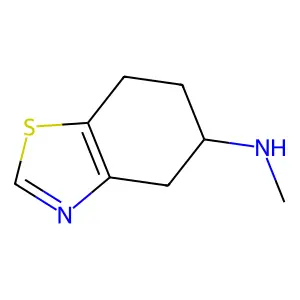 4,5,6,7-四氢-N-甲基-5-苯并噻唑胺 structure