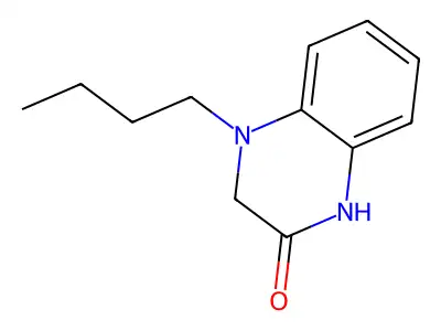 2-Quinoxalinone, 1,2,3,4-tetrahydro-4-butyl- structure