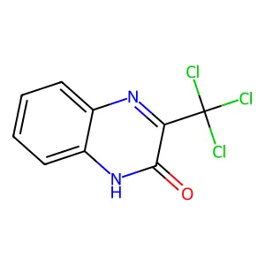 2-Quinoxalinol, 3-(trichloromethyl)- structure