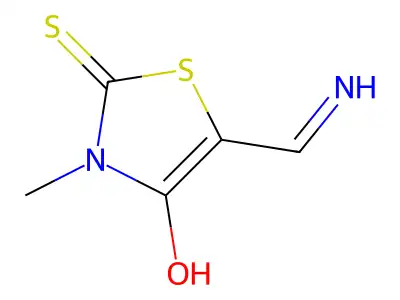 5-Aminomethylene-3-methylrhodanine structure
