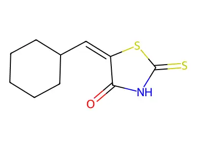 5-(Cyclohexylmethylidene)-2-sulfanylidene-1,3-thiazolidin-4-one structure
