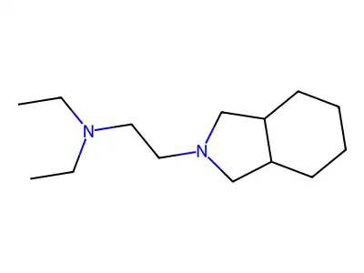 8-Azabicyclo(4.3.0)nonane, 8-(diethylaminoethyl)- structure