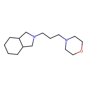 8-Azabicyclo(4.3.0)nonane, 8-(3-morpholinopropyl)- structure