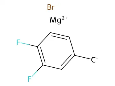 3,4-Difluorobenzylmagnesium bromide structure