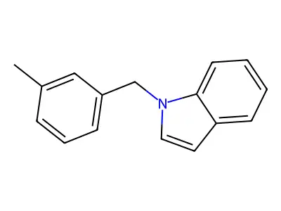 1-(3-Methylbenzyl)-1H-indole structure