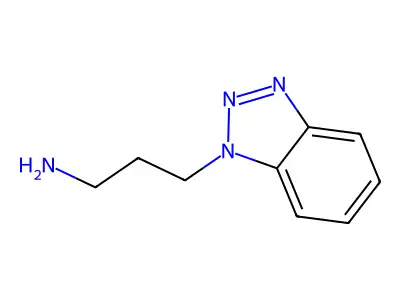 3-(Benzotriazol-1-yl)propan-1-amine structure