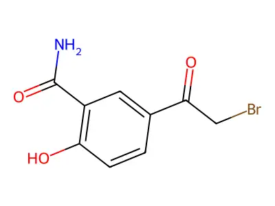 5-(溴乙酰基)水杨酰胺 structure