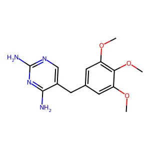 甲氧苄啶 structure
