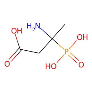 3-氨基-3-膦酸基丁酸 structure