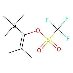 (2-Methyl-1-trimethylsilylprop-1-enyl) trifluoromethanesulfonate structure