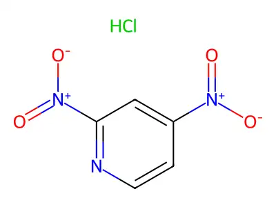 2,4-dinitropyridine Hydrochloride structure
