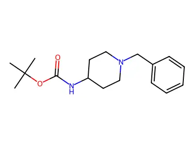 1-Benzyl-4-(N-Boc-amino) piperidine structure